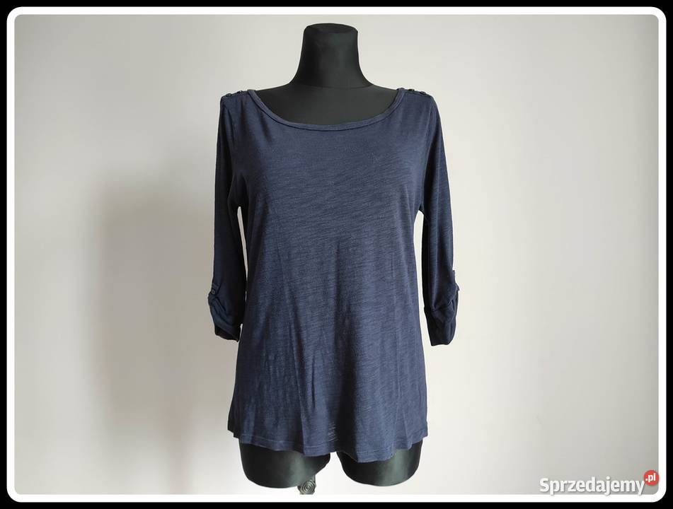 GAP granatowa bluzka oversize 38 M podwijane mazowieckie Płock sprzedam
