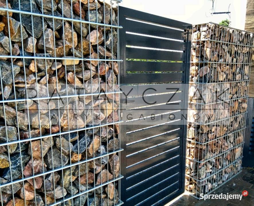 Gabion gabiony Ogrodzenie 080m Frontowe Kosze z Gniewkowo