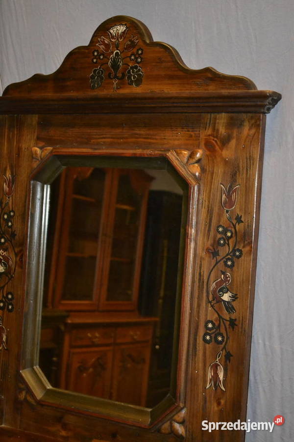 szafka z lustrem ręcznie malowana Będzin