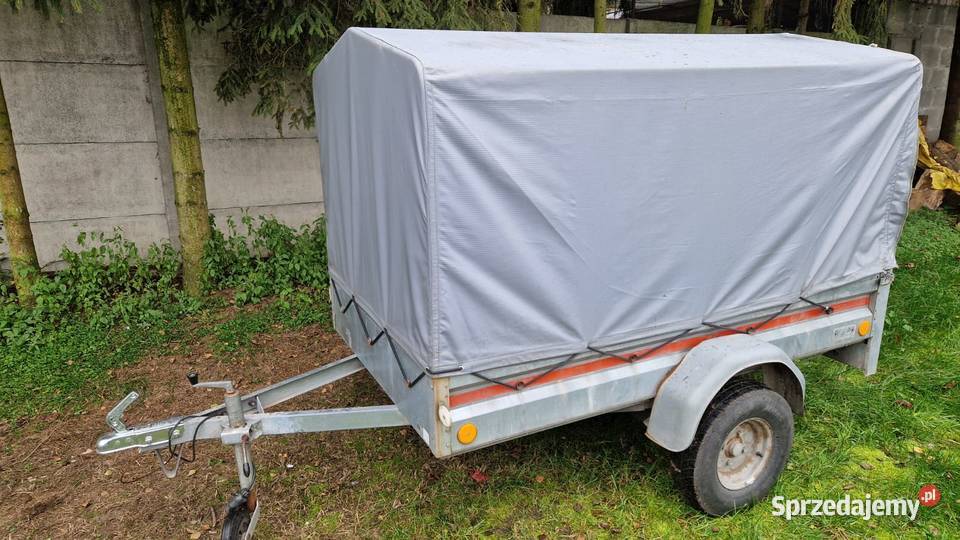 Przyczepka przyczepa samochodowa plandeka 750 Siedlisko