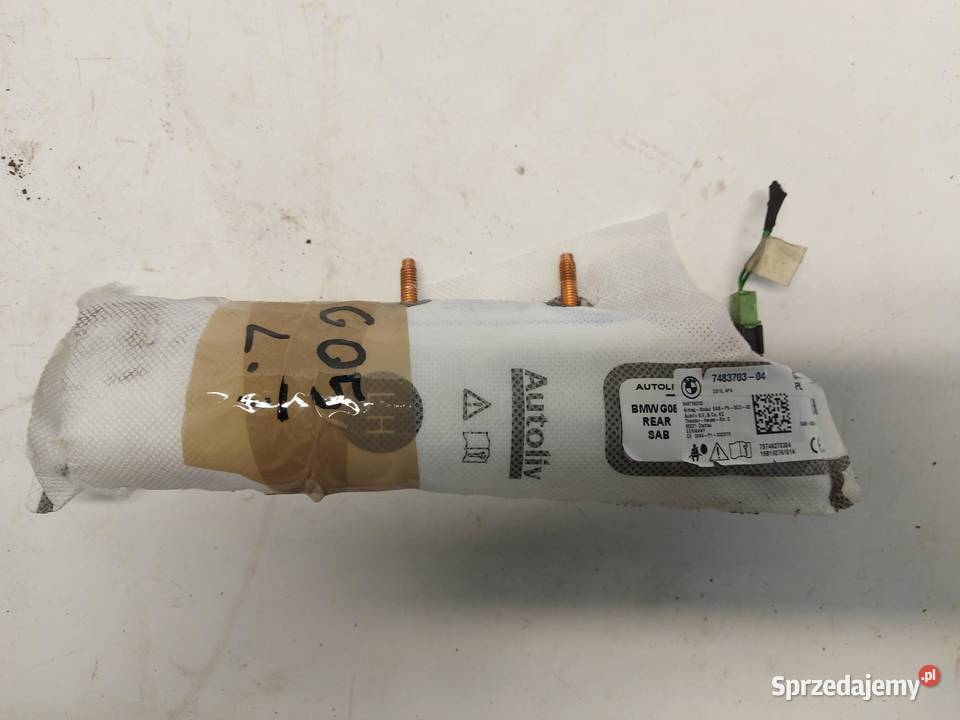 BMW G05 X5 30d 2019r PODUSZKA FOTELA LEWA TYŁ Poduszki powietrzne dolnośląskie