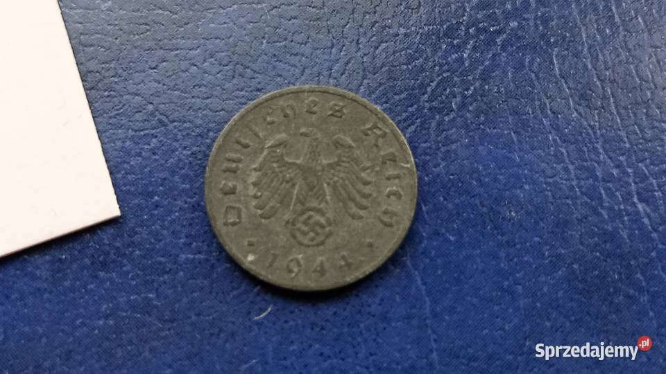 Stare monety 1 pfennig 1944 A Niemcy