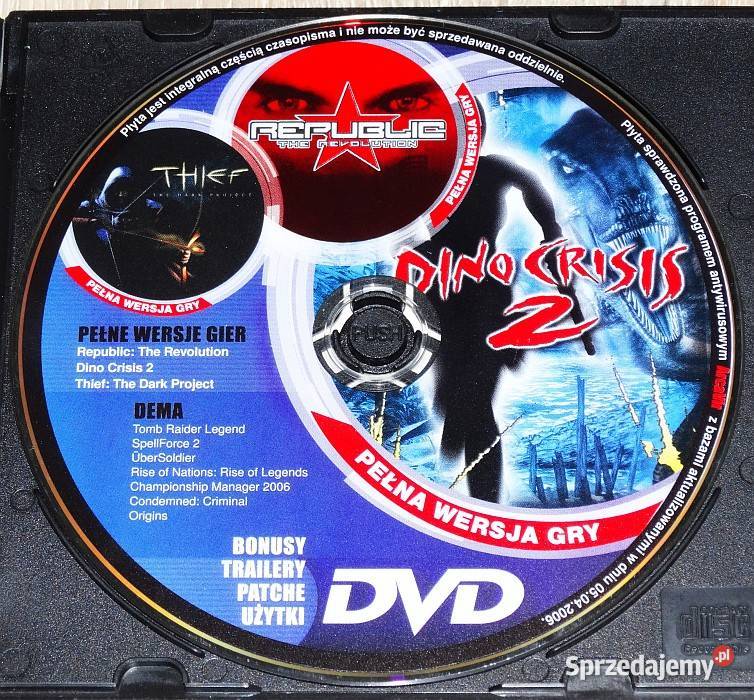 Gry Dino Crisis 2 Thief Republic The revolution śląskie