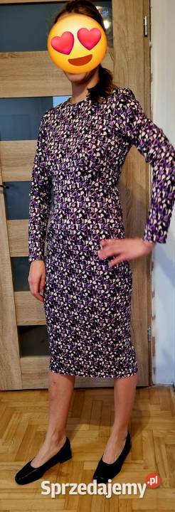 sukienka midi 3638 reko vintage mazowieckie Warszawa