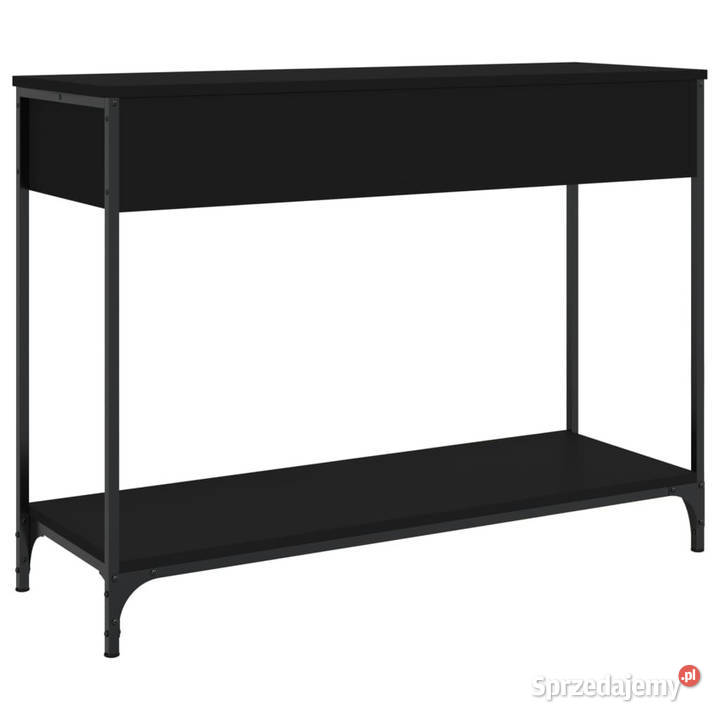 Stolik konsolowy czarny 100x345x75 WM834170 Warszawa