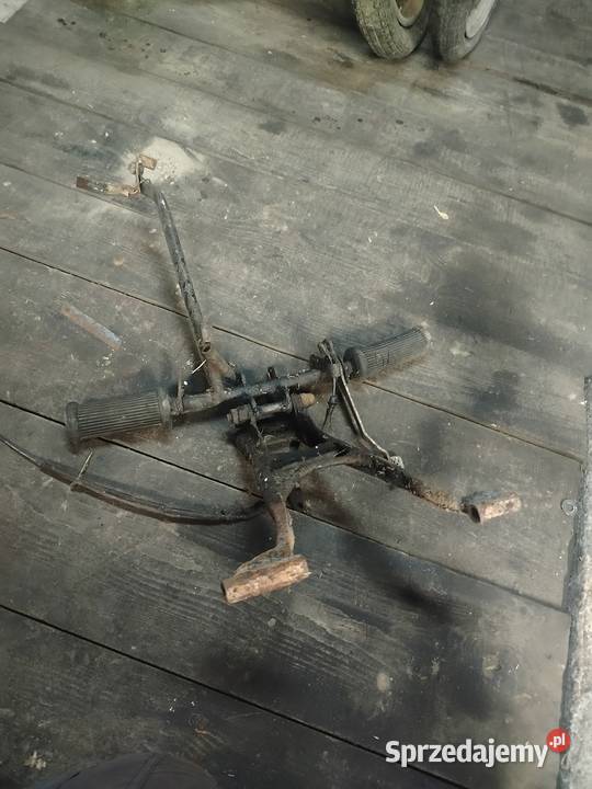 Podnóżki kierowcy ze stopką centralną Jawa 50 Łopiennik Nadrzeczny