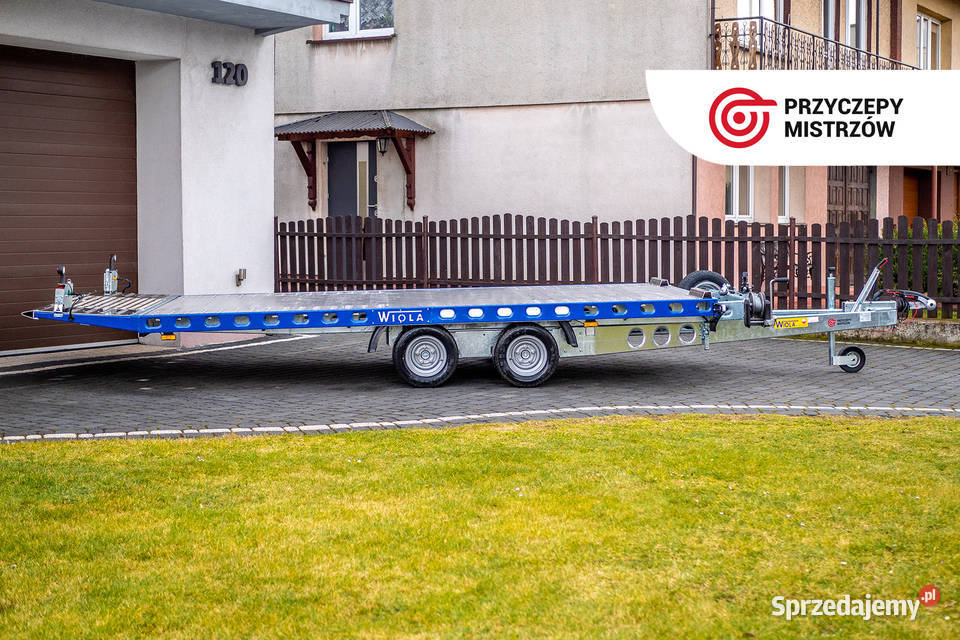 NOWA 2023 Przyczepa laweta uchylna Wiola L25G45P Dąbrowa Górnicza sprzedam