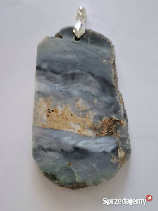 Nowa zawieszka blue opal kamień naturalny Wisiorki wielkopolskie Poznań sprzedam