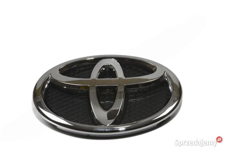 TOYOTA Yaris Chromowany emblemat logo przod Kąty Wrocławskie
