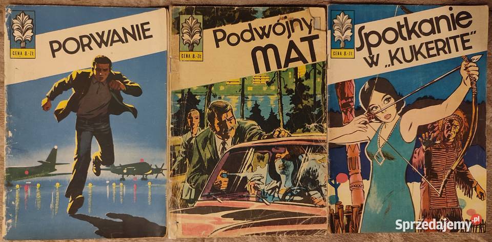 Komiksy Kapitan Żbik 66 zeszytów głównie wydania