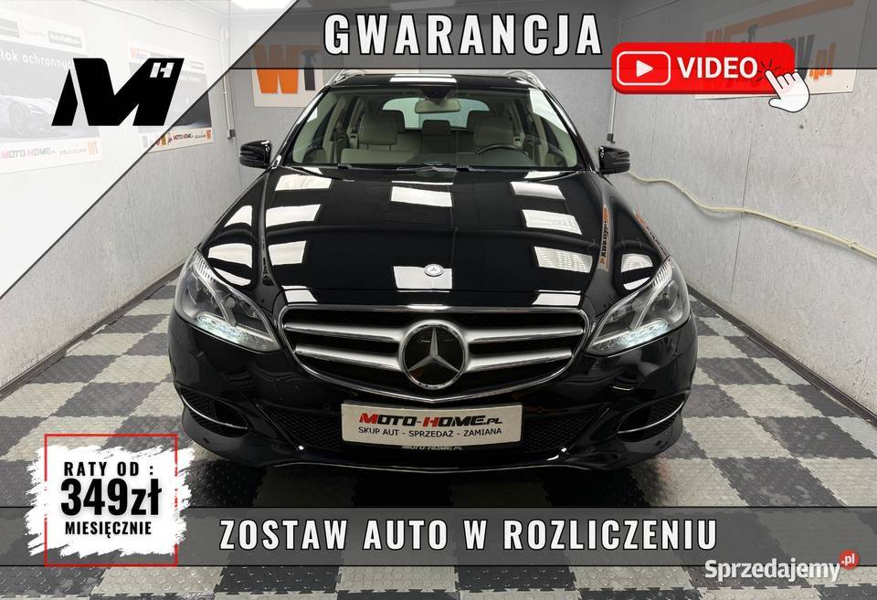 Mercedes E200 LIFT Jasna skóra 18 automa Poznań