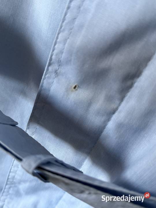 Dlugi plaszcz meski w blekitnym kolorze lubelskie Lublin