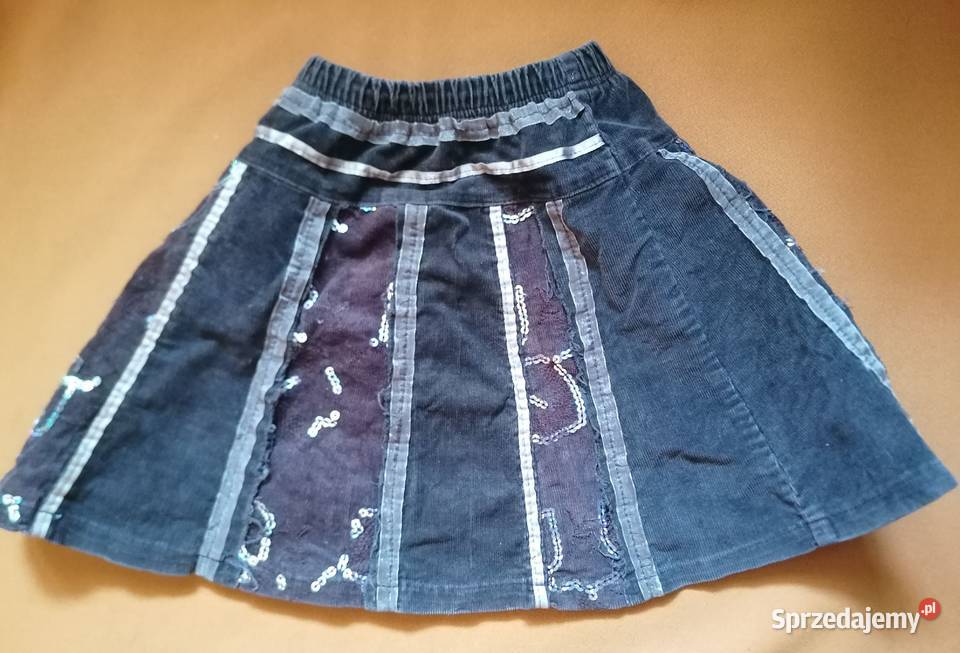 Spódniczka sztruksowa z cekinami rozmiar Łódź sprzedam