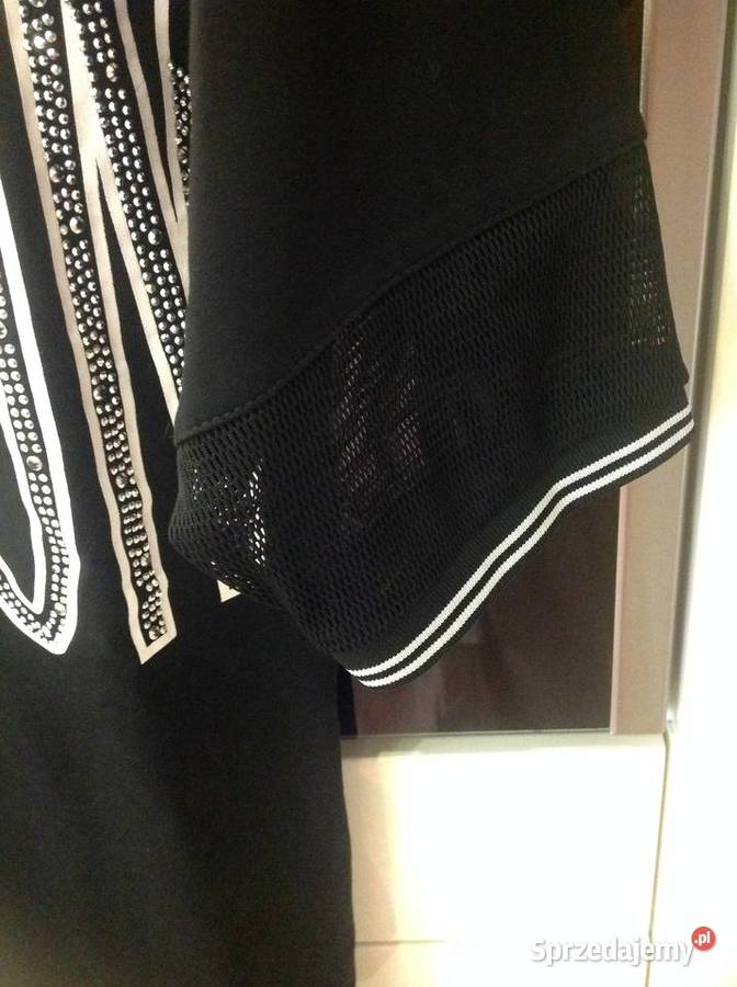 Sukienka Mini Damska M siateczka Czarna Rozmiar 38(M)