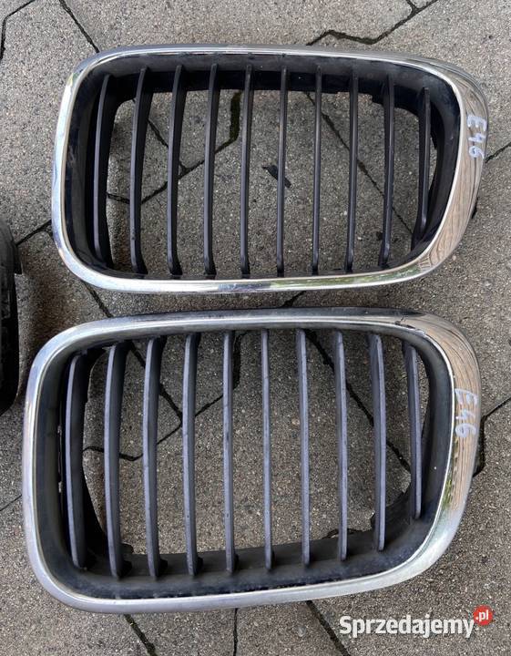 Nerki Grille BMW 3 E46 Przedlift OEM Chrom świętokrzyskie sprzedam