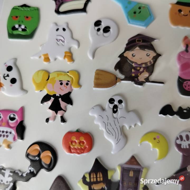 Naklejki 28 sztuk PartyTime halloween stickers Suwałki sprzedam