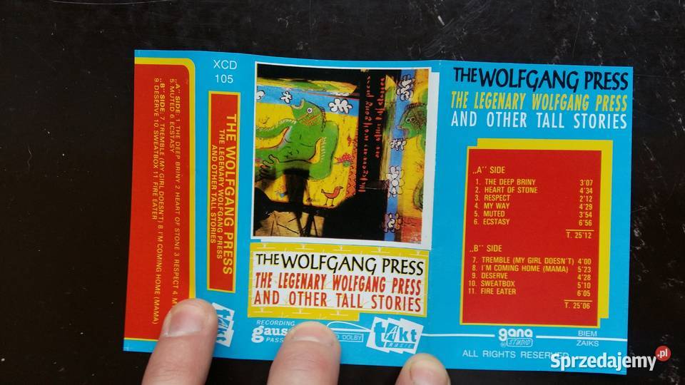 Kaseta magnetofonowa The wolfgang press The podlaskie Siemiatycze sprzedam