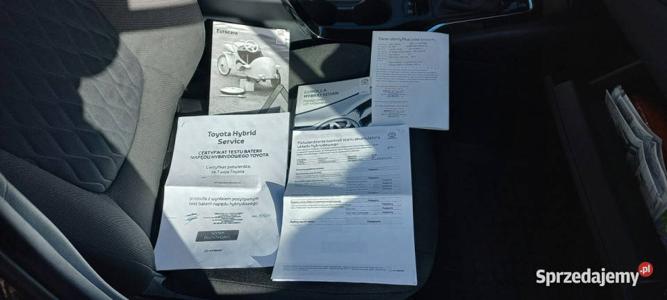 Toyota Corolla 495 netto ECVT 18 Hybryda Kamera Gdańsk