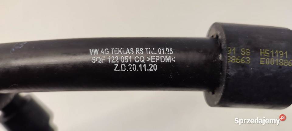 VW TAYRON RURA PRZEWÓD WODY 5QF122051CQ osobowe