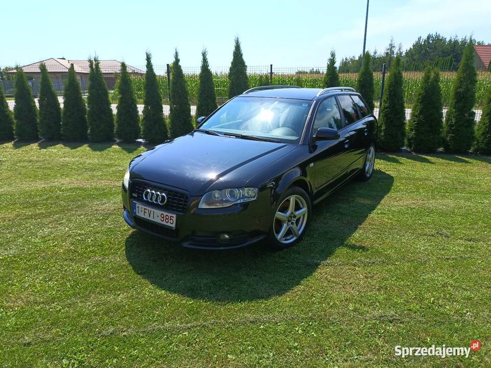 Audi A4 B7 SLine 20 TDI 140 piękna sztuka Xenon czujnik zmierzchu Zamość
