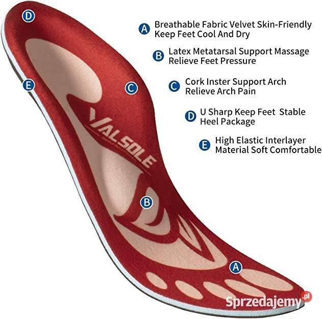 Wkładki ortopedyczne Valsole mężczyzn i kobiet lubelskie Zamość