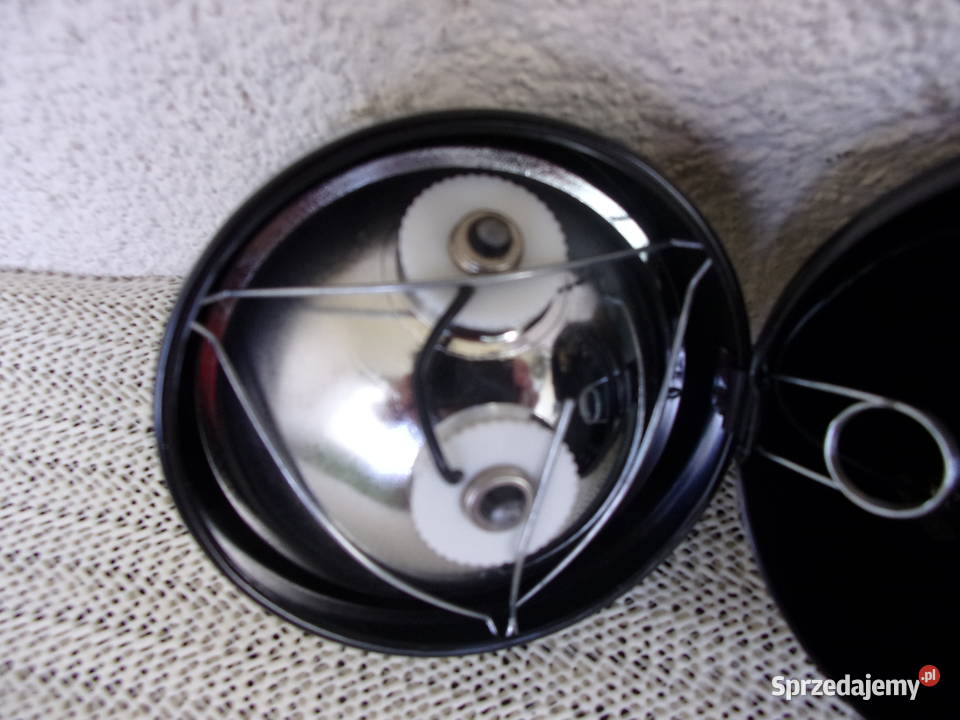 Duża Nowa lampa 2 x żarówkowa na dynamo z