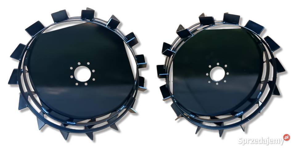 Duże koła metalowe 58 do ciągnika jednoosiowego Górowo Iławeckie sprzedam