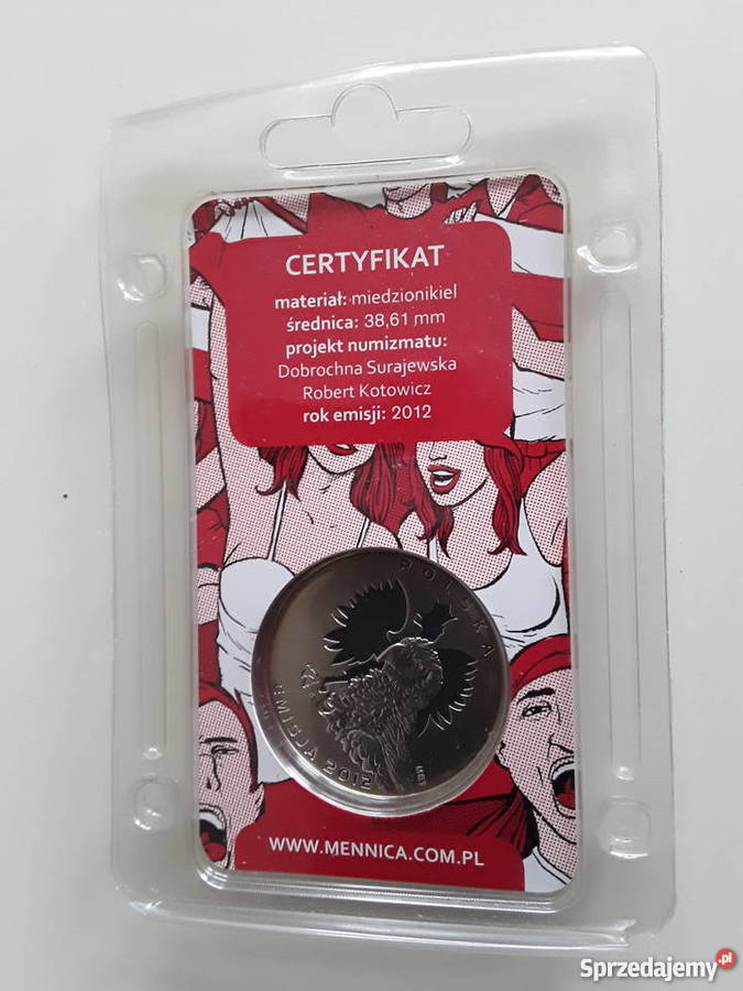 Srebrny numizmat Mistrzostwa Euro 2012 Wrocław Warszawa