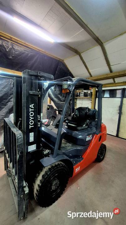 Wózek widłowy TOYOTA 028FGF 20 Triplex gaz mazowieckie Jakubów