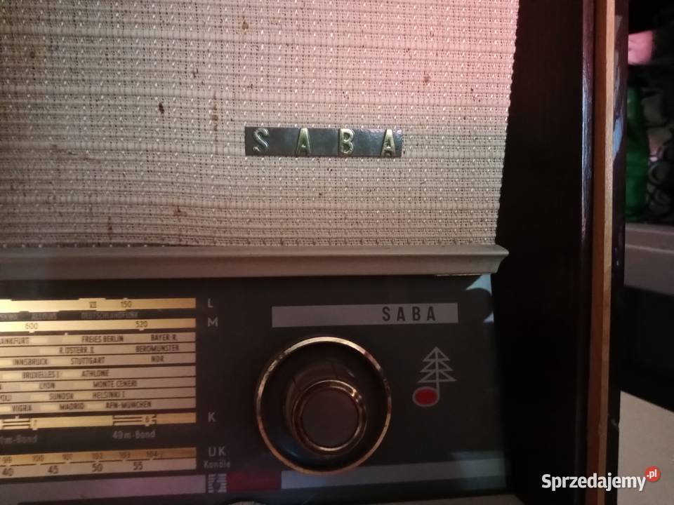 Radio lampowe Saba Konigsfeld 14 unikat stan