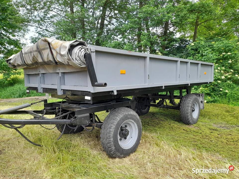 Przyczepa rolnicza wywrotka sanokd732d45d47 nieuszkodzony Przyczepy rolnicze Orzesze