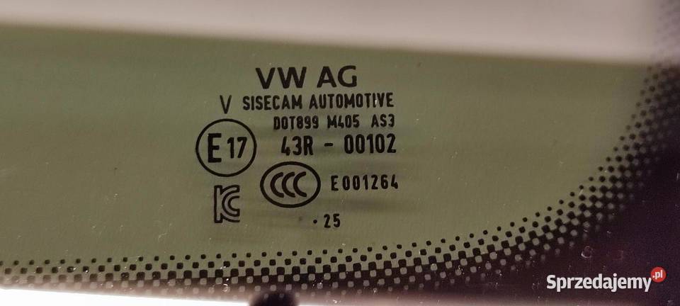 SKODA SUPERB 4 SZYBA KAROSERYJNA PRAWY TYŁ