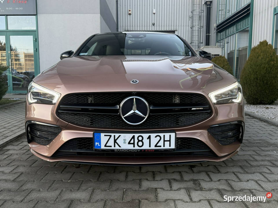 Mercedes CLA 35 AMG 4Matic Bezwypadkowy 1991cm3 Samochody osobowe Węgrzce sprzedam