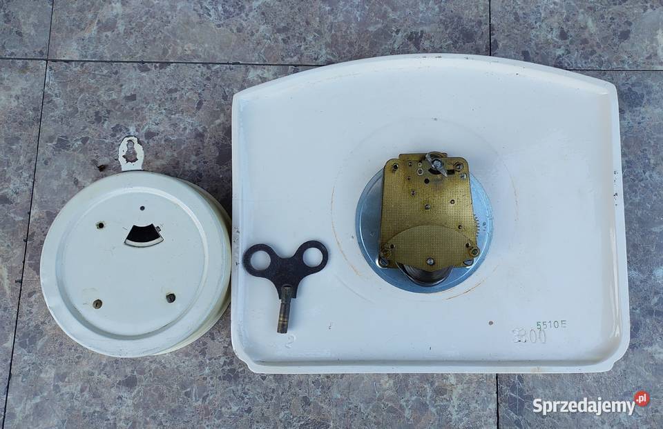 130 Stary zegar kuchenny ceramiczny chodzik Tczew sprzedam