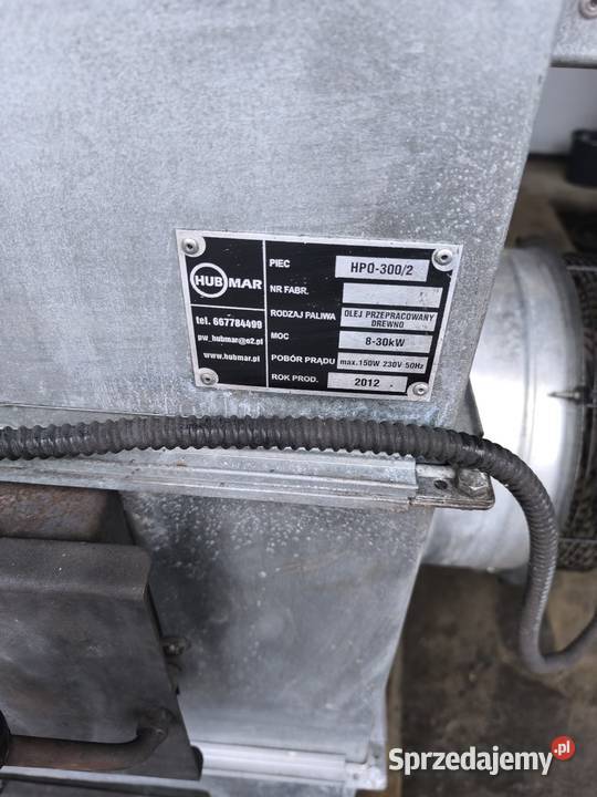 Piec nadmuchowy nagrzewnica olejowa drewno hala opolskie Opole sprzedam