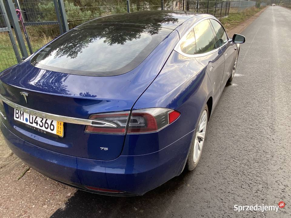 Tesla S 75 120 przebieg 2017 Warszawa