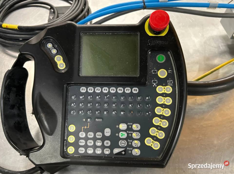 Cela piaskująca z robotem Staubli TX60L Produkcja Częstochowa