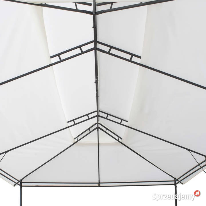 Altana z zasłonami 600x298x270 biała 180 gm Dom i Ogród Warszawa