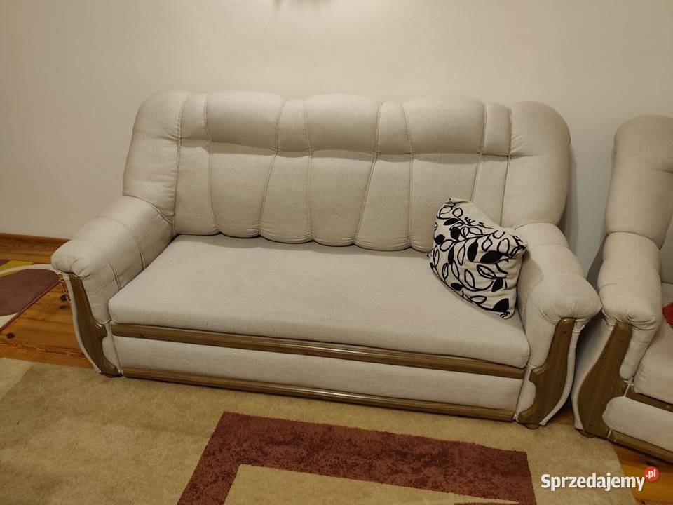 Kanapa 3 osobowa 2 osobowa i fotel zestaw
