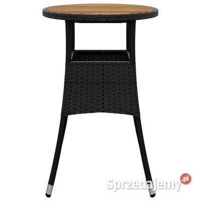 vidaXL Stolik ogrodowy 60x75 akacja i rattan PE Warszawa