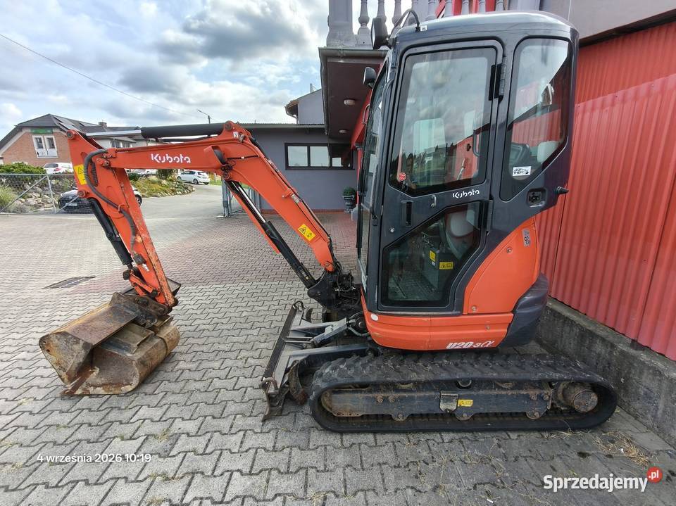 Minikoparka Kubota U203EU 2019 Rok produkcji 2019 Kobiernice