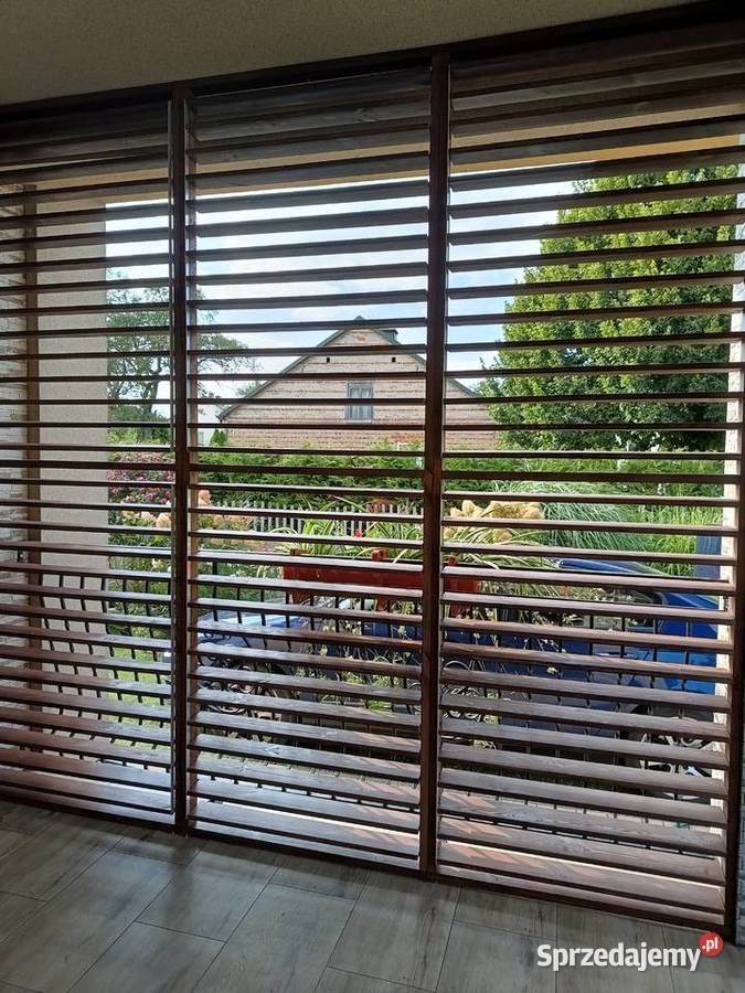 Żaluzje tarasowe ruchome deseczki Stalowa Wola