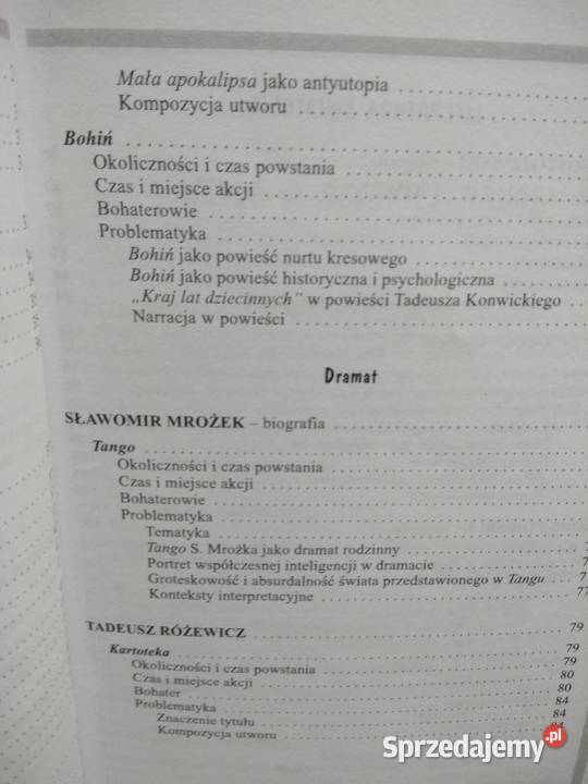 Lektury wiersze 7b polski antykwariat szkolny Warszawa sprzedam