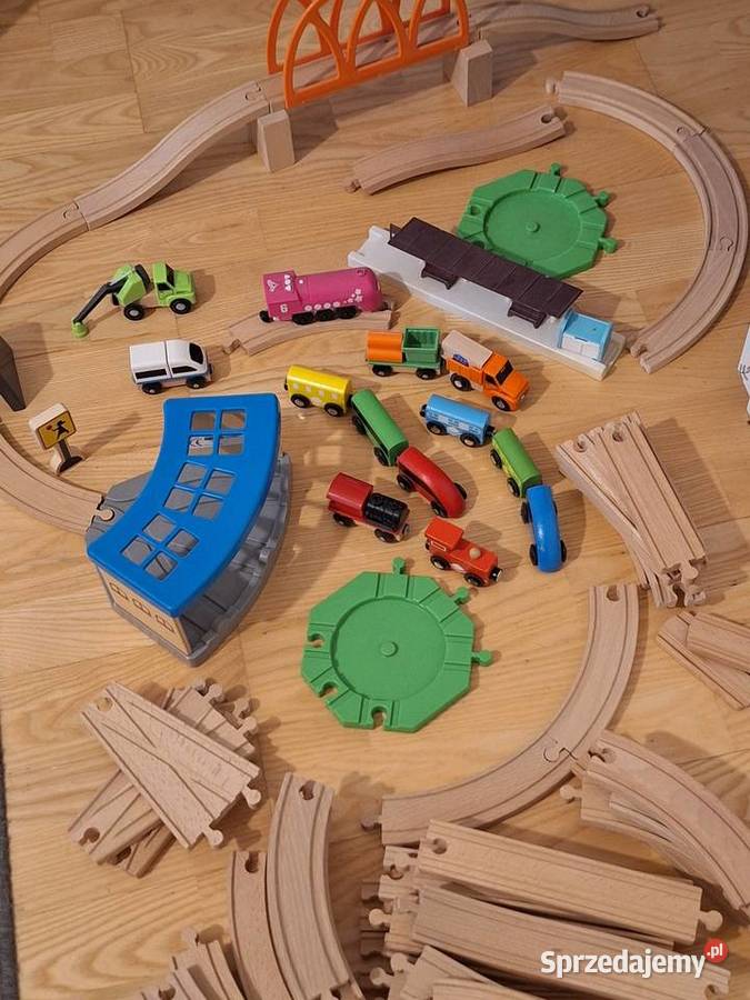 Kolejka drewniana kilka zestawów Kraków