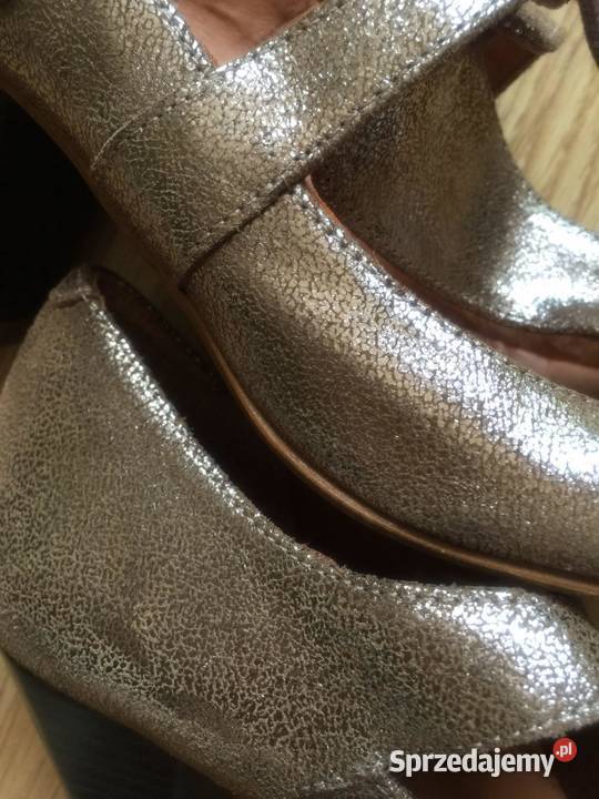 Buty hiszpańskie z naturalnej skóry skóra