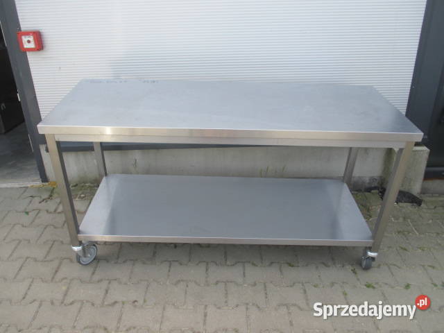 Gastronomiczny Stół Centralny Z Półką na kołach wielkopolskie Ostrów Wielkopolski sprzedam