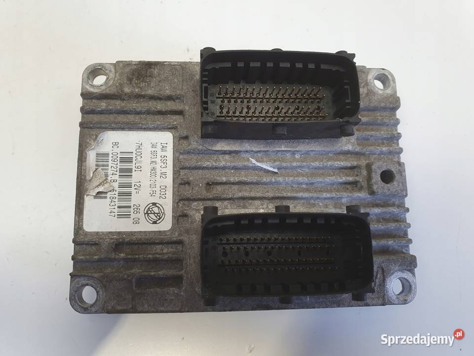 Fiat Grande Punto 14 8V STEROWNIK SILNIKA lubelskie Rudka