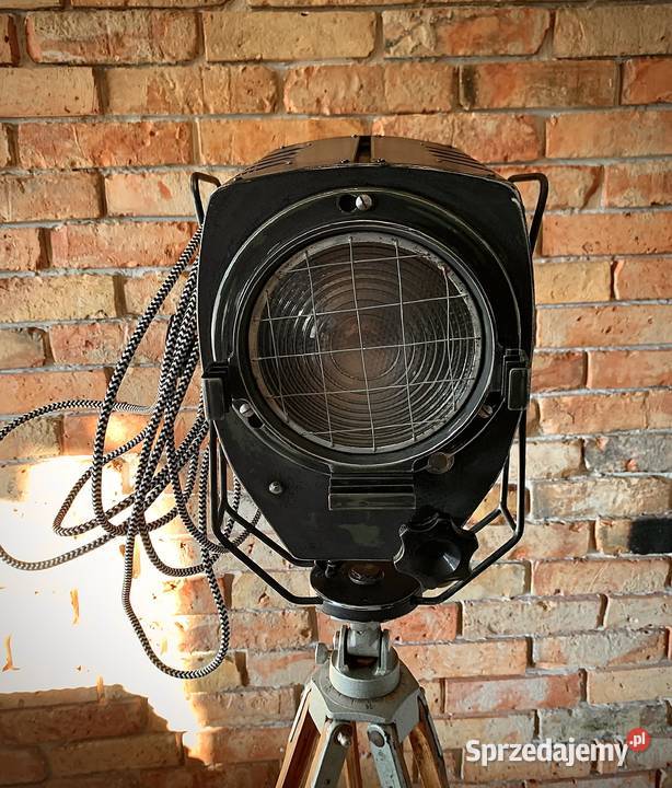 Lampa LOFT VINTAGE zabytek teatr lata 70 Poznań