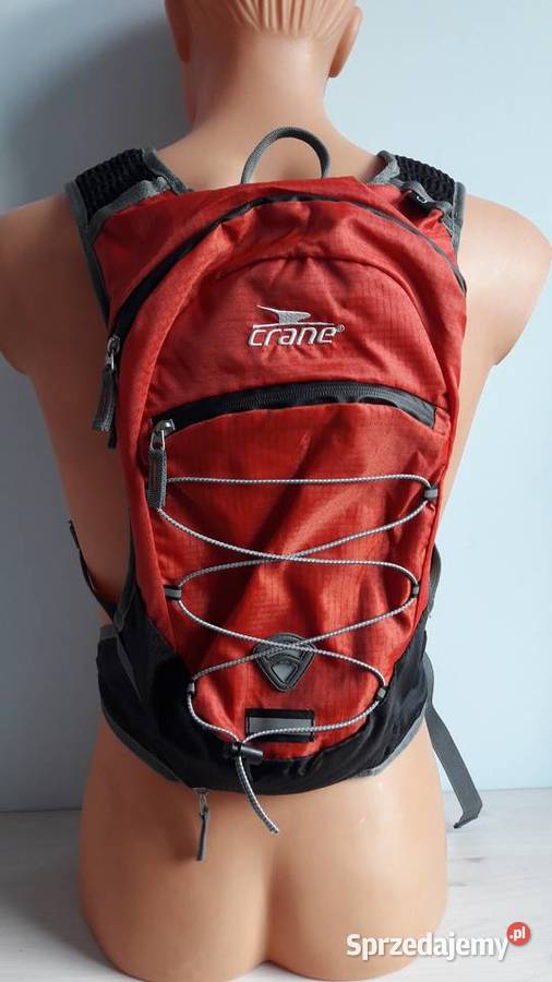 Plecak turystyczny rowerowy Crane czerwony Torby, plecaki i walizki Głuchołazy