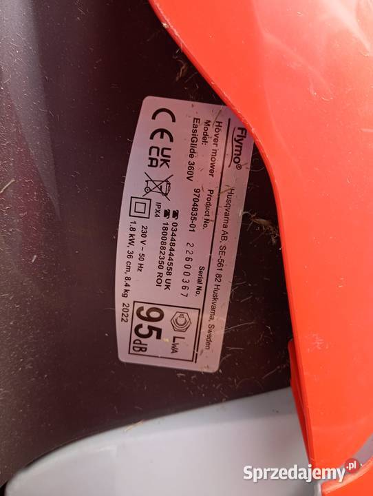 Kosiarka poduszkowa Husqvarna Flymo 1800W sprzedam